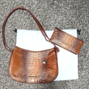 Brahmin Shayna Crossbody bag and wallet set